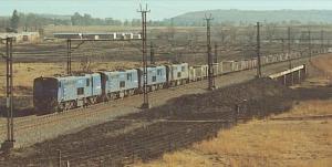 Southbound mineral train